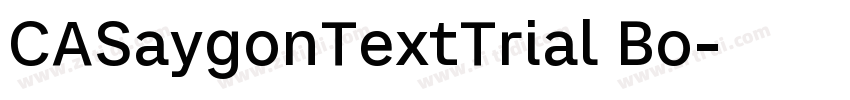 CASaygonTextTrial Bo字体转换
